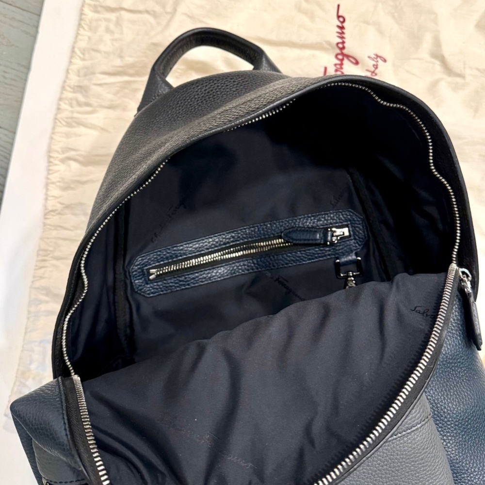 NWT Salvatore Ferragamo Calfskin Backpak - Picture 3 of 8